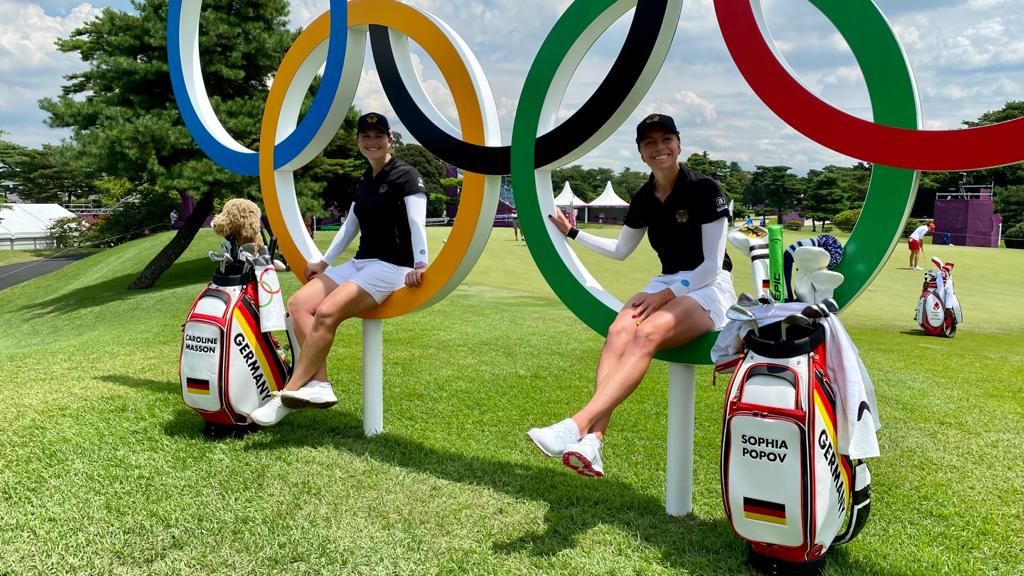 2021 waren Caroline Masson und Sophia Popov für Team Germany bei Olympia am Start. © DGV