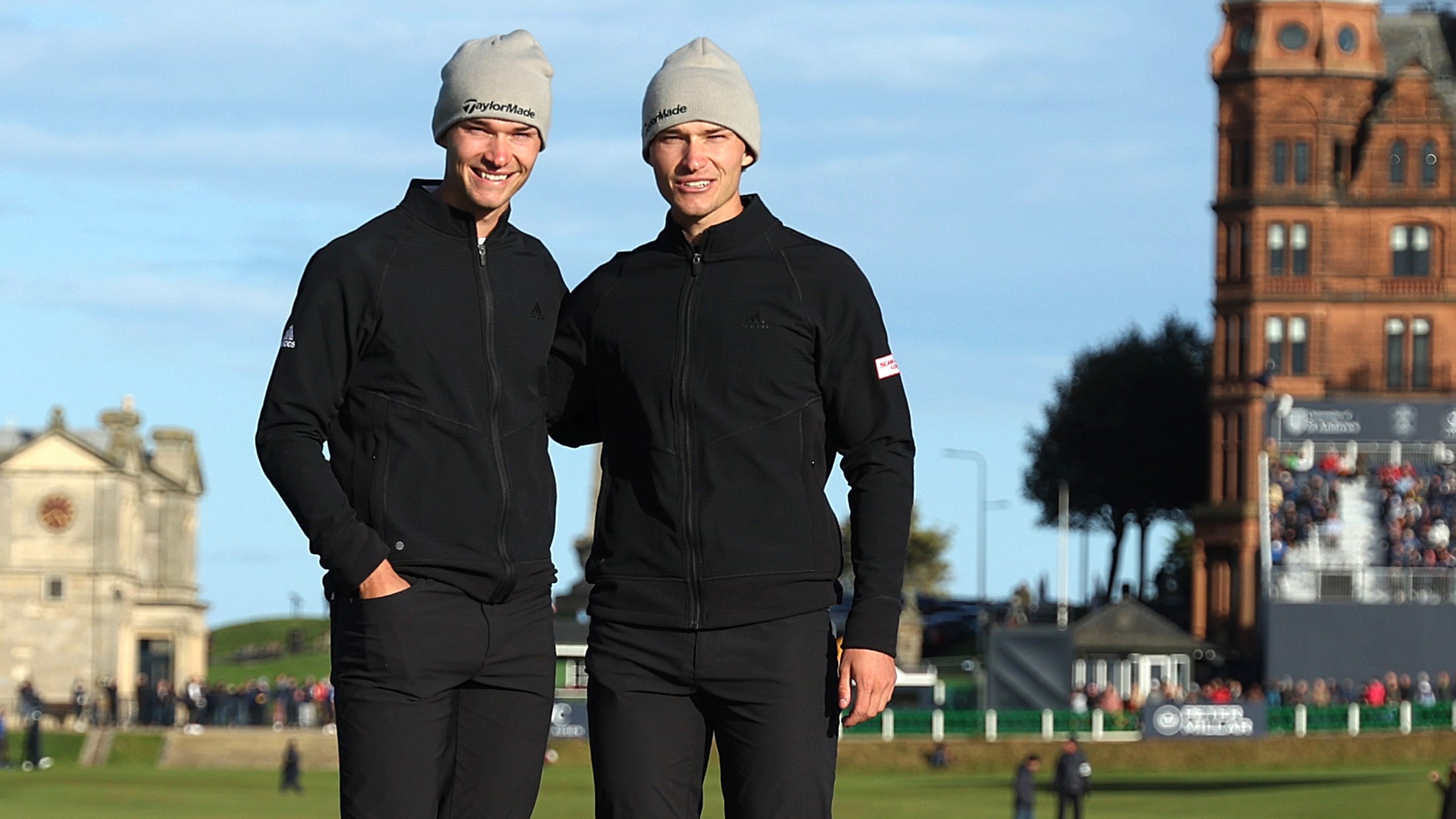 Sie sind aktuell die erfolgreichsten Zwillinge auf der Tour: Rasmus und Nicolai Højgaard aus Dänemark. © Richard Heathcote/Getty Images