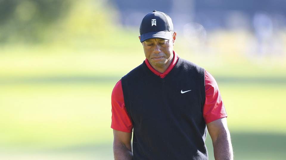 Wird bald zum ersten Mal seit 1996 nicht mit dem ikonischen Swoosh auf der Brust auf der PGA Tour abschlagen: Tiger Woods.