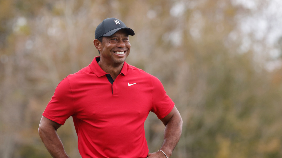 Hat das Familien-Event in Florida erneut sichtlich genossen: Tiger Woods.