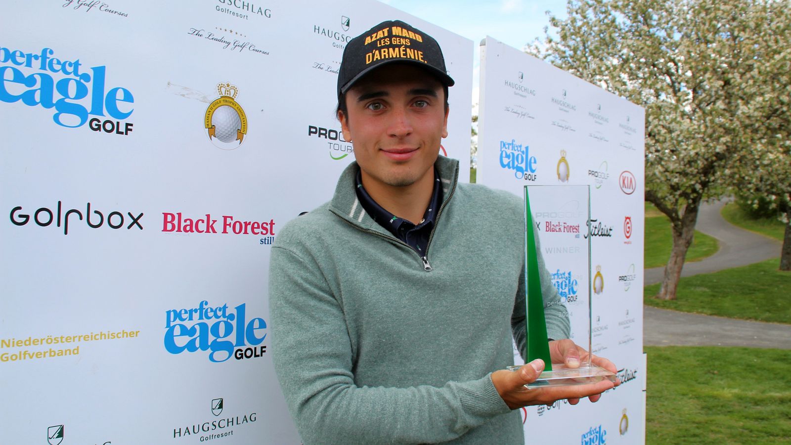 Jean Bekirian, Gewinner der Haugschlag NÖ Open 2024. © Pro Golf Tour