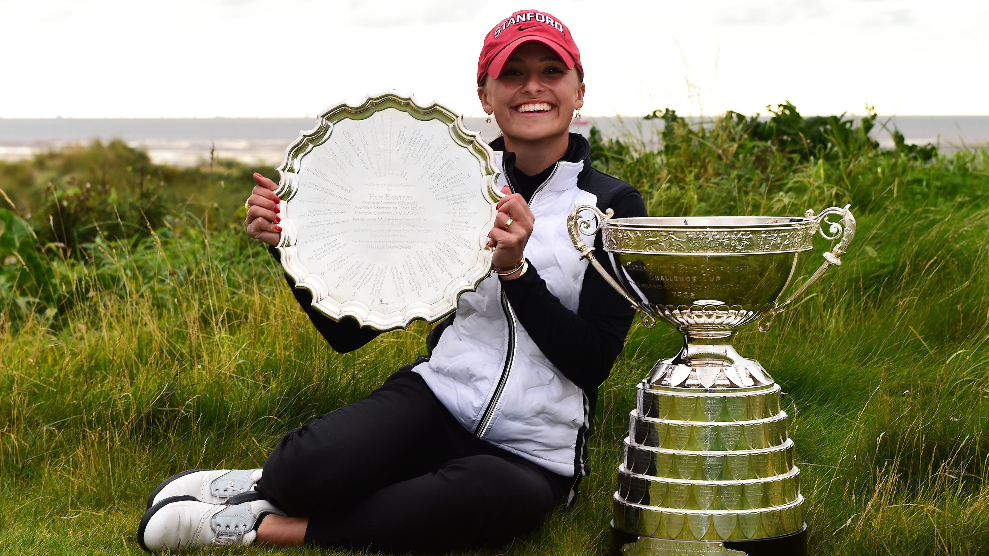 2020 nimmt die Karriere richtig Fahrt auf, denn Aline Krauter gewinnt die Women's Amateur Championship in England. © The R&A