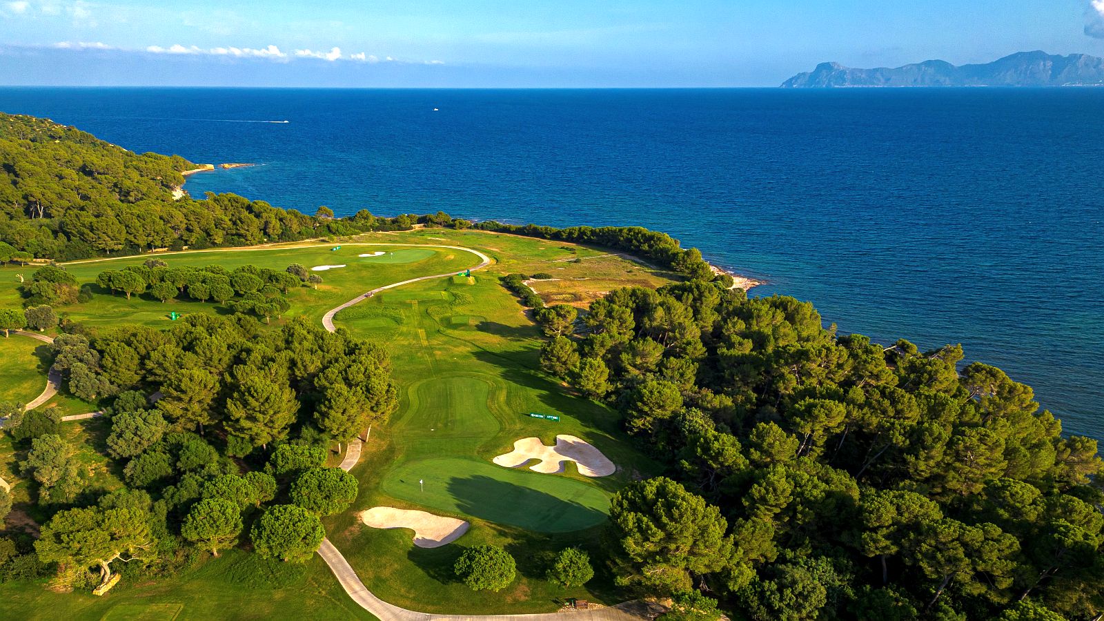 Hübscher Gastgeber: die Anlage des Club de Golf Alcanada aus der Luft.
© Aitor Alcalde/Getty Images