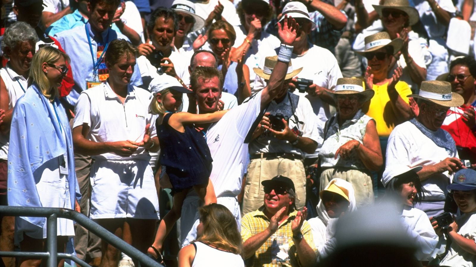 Papa Petr Korda gewann 1998 die Australian Open in Melbourne. © Clive Brunskill/Getty Images