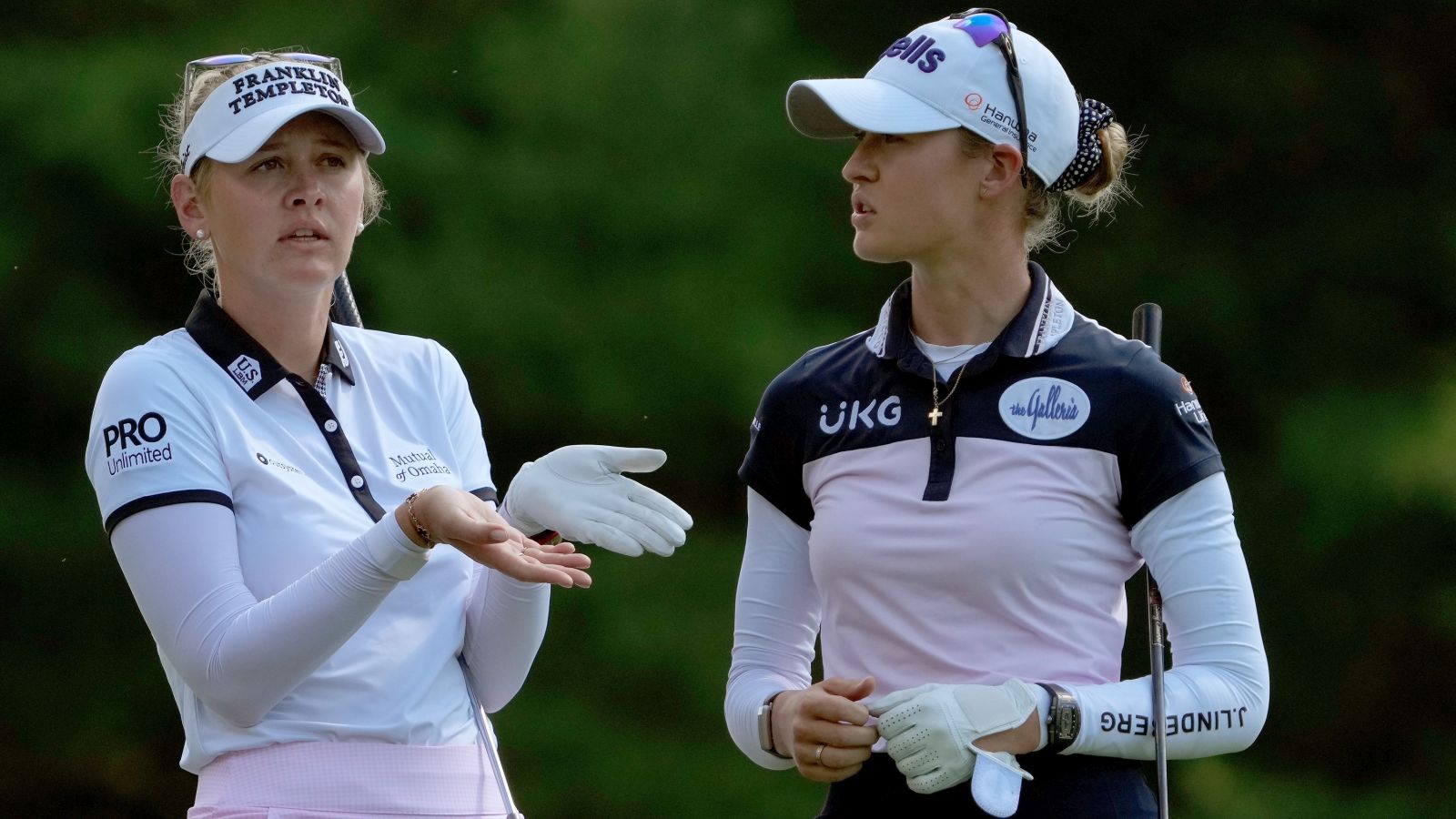 Die beiden Schwestern gehören aktuell zur Weltspitze im Damen-Golf: Jessica (l.) und Nelly Korda. © Dylan Buell/Getty Images