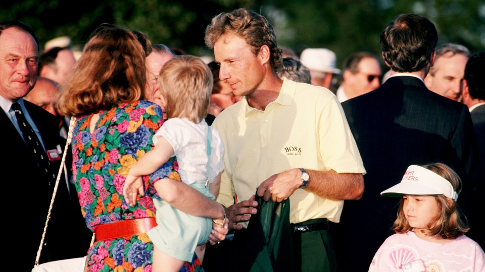 1993: Langer bei seinem zweiten Triumph im Augusta National Golf Club | © Augusta National/Getty Images