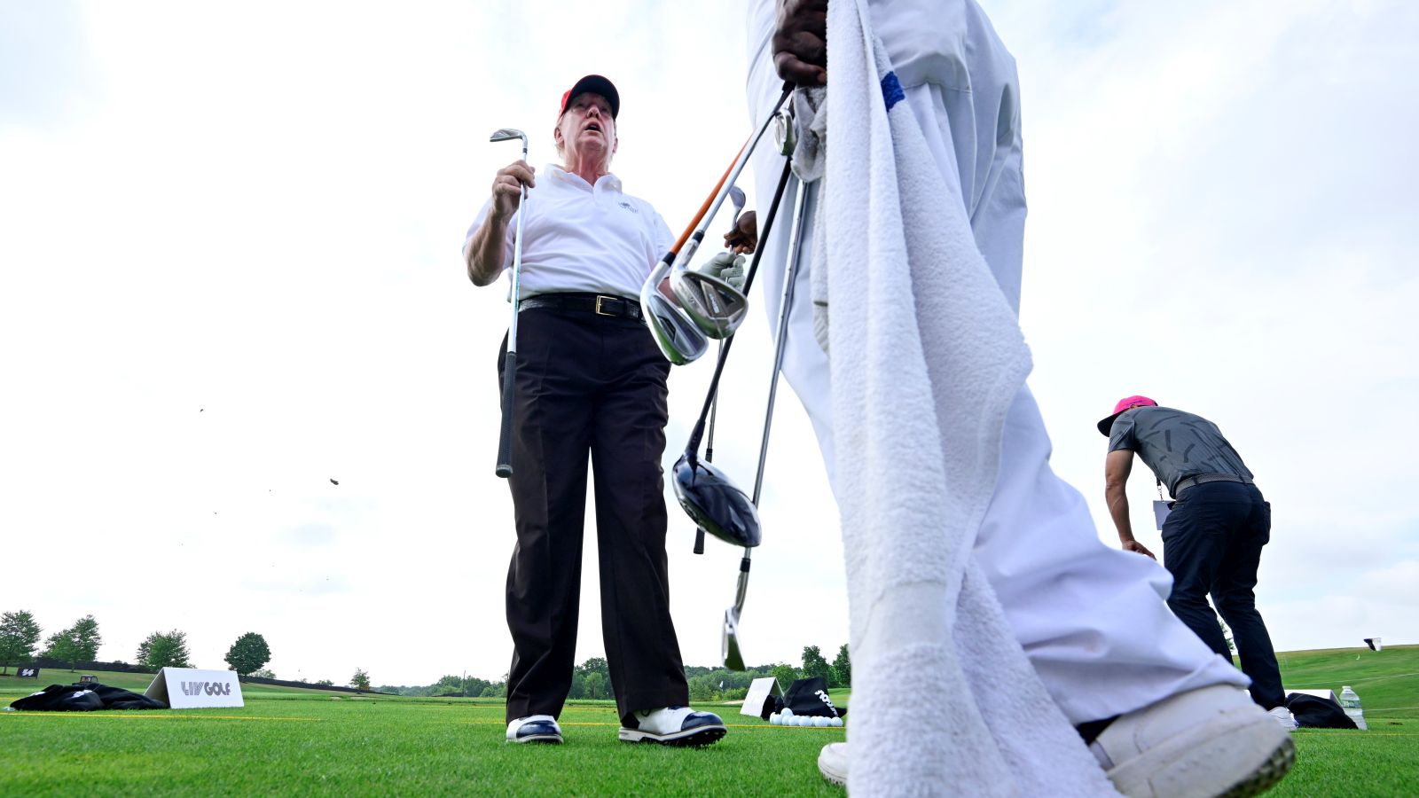 Donald Trump wird nachgesagt, dass er auf dem Golfplatz nicht immer ehrlich sei. © Charles Laberge/Getty Images