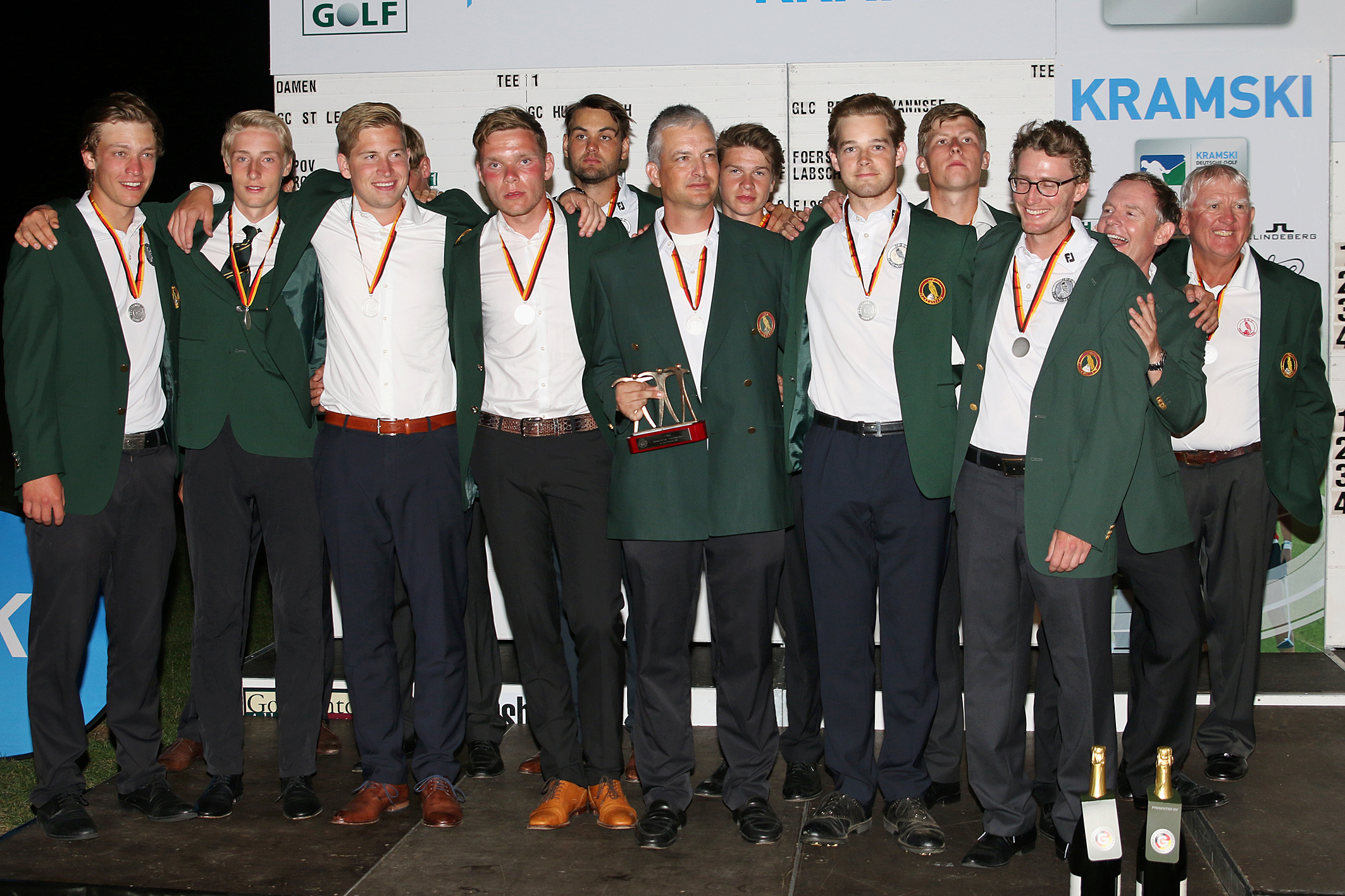 Der Rekordmeister Hamburg sicherte sich die Silbermedaille. (Foto: DGV/stebl) | © (Foto: DGV/stebl)