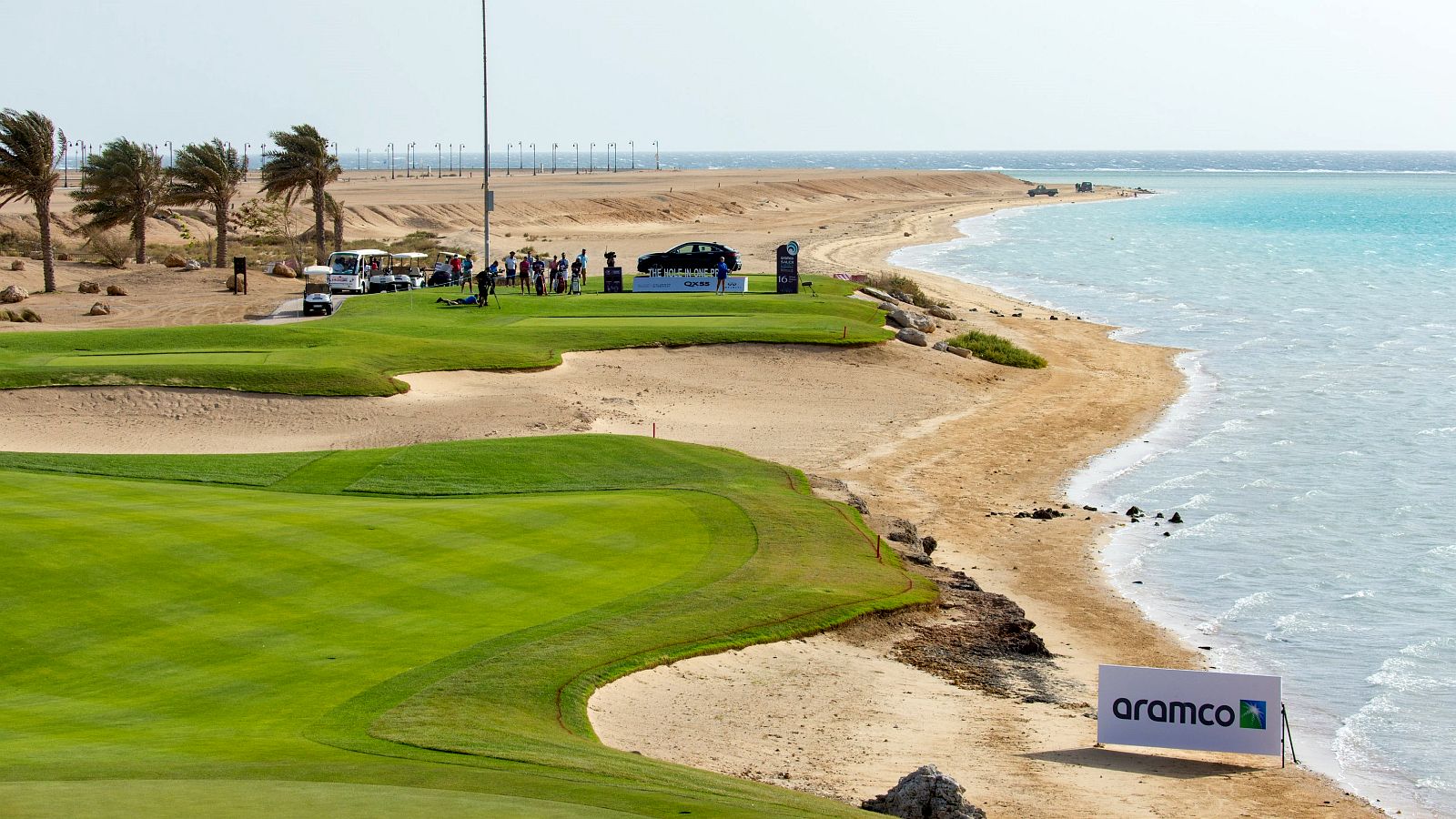 Die Anlage des Royal Greens Golf & Country Clubs liegt direkt am Roten Meer. © Tristan Jones/LET