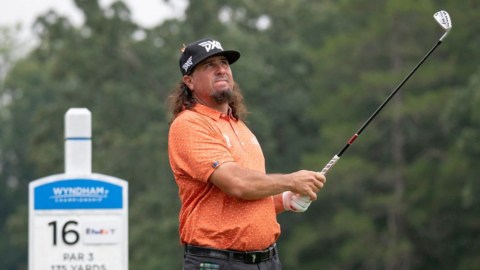 Er gehört auch zu den Profis mit auffälligen Haaren: der US-Amerikaner Pat Perez. © golfsupport.nl