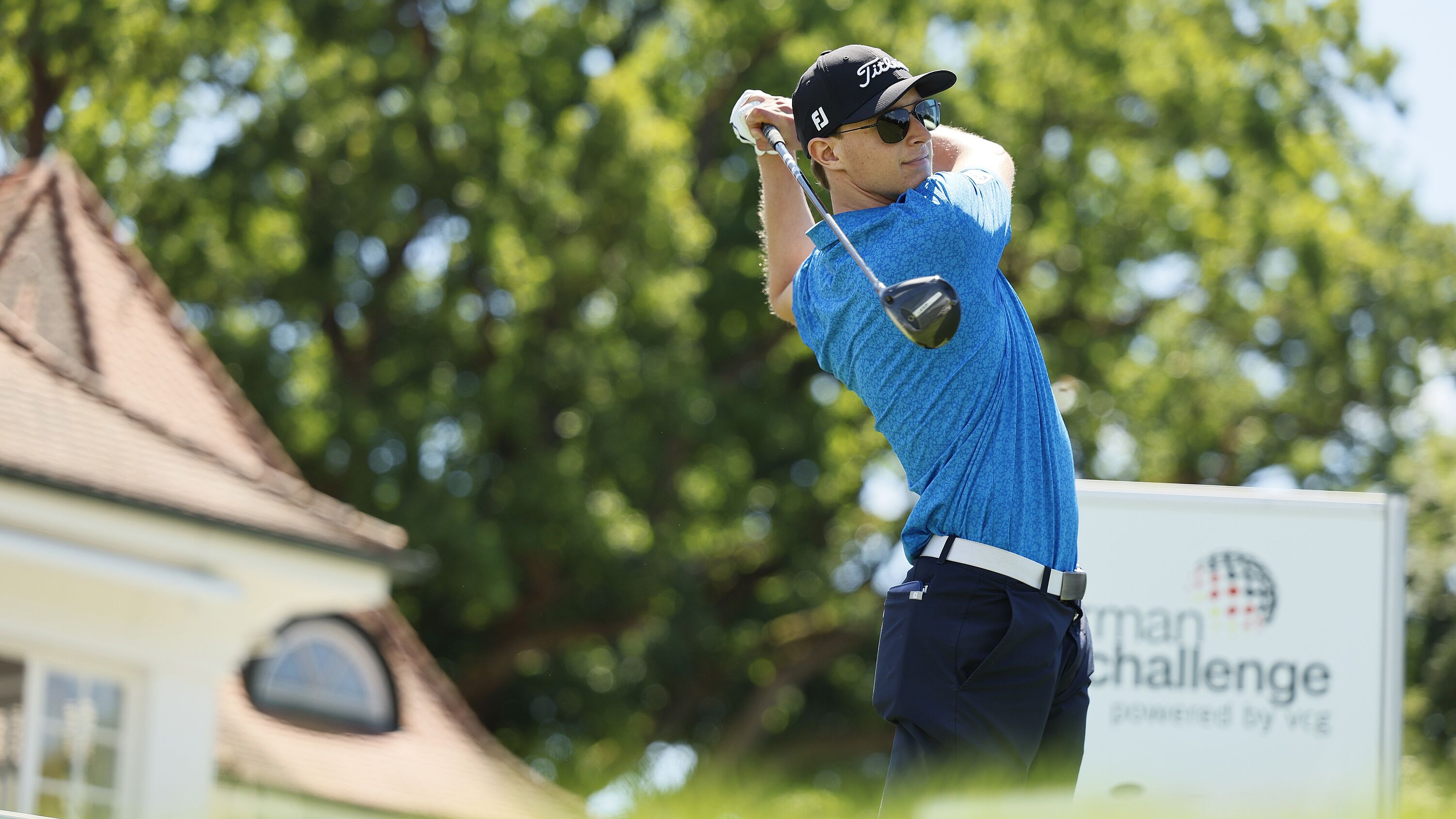 Fabius Will Bradhering an Tee eins des Wittelsbacher GC: Der Tour-Pro von der Ostsee scheiterte am Cut.