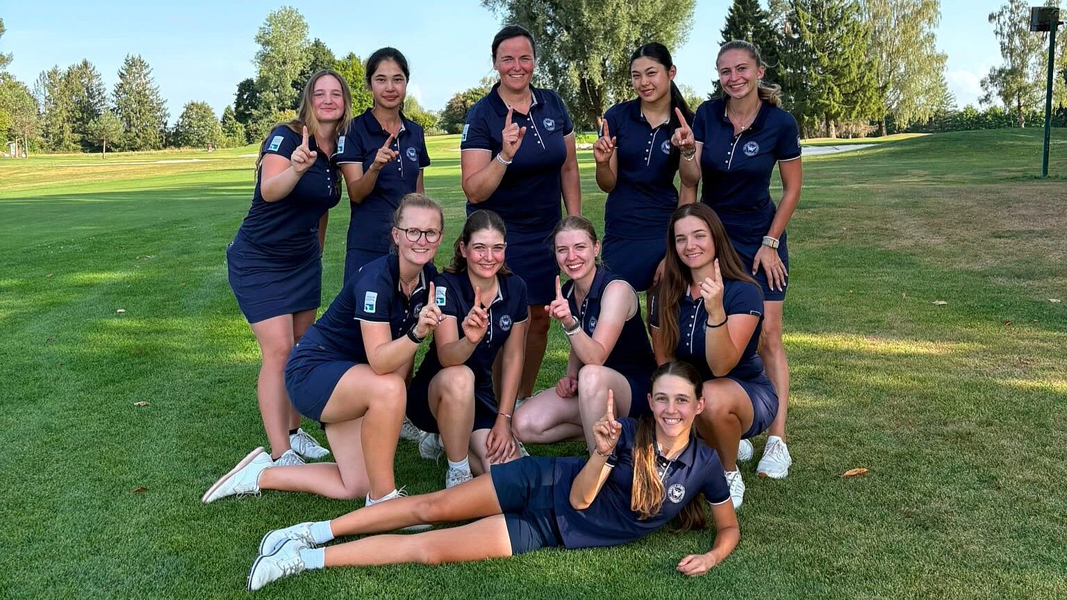 Zurück in Liga eins: Die Frauen aus dem GC Am Reichswald schlagen nach erfolgreicher Relegation 2027 wieder in der höchsten deutschen Spielklasse ab.