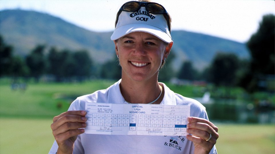 Bis heute einmalig auf der LPGA Tour: Annika Sörenstam mit einer 59.