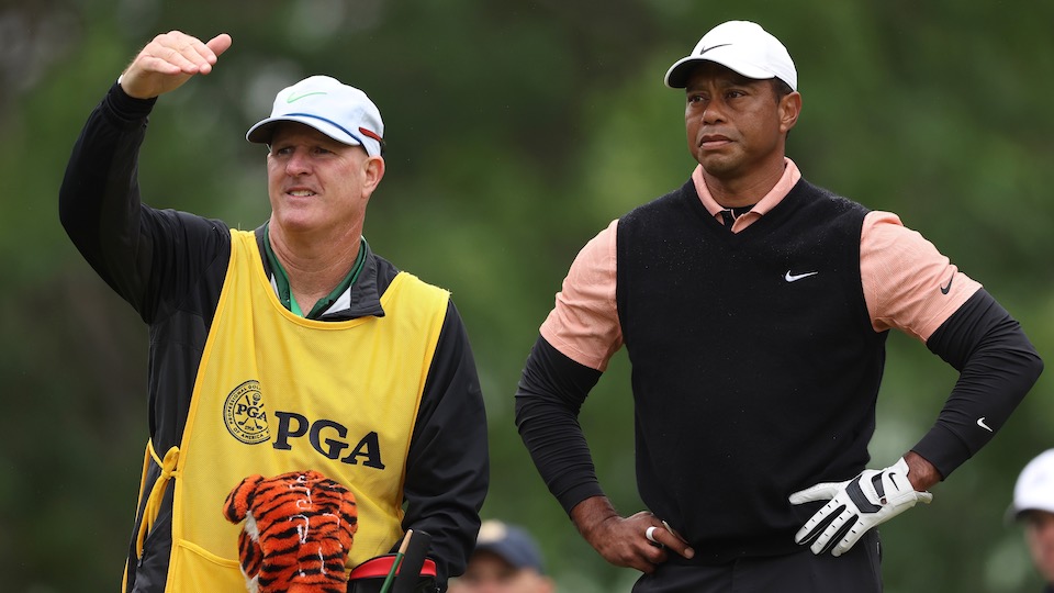 Seit Jahren ein starkes Duo: Tiger Woods und sein Caddy Joe LaCava.