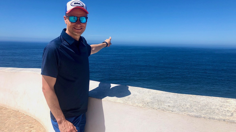 Da drüben ist Amerika! Der Golf.de-Autor unterwegs in Portugal. 