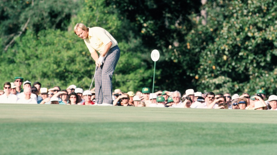 Historisch: Jack Nicklaus triumphiert 1986 zum sechsten Mal beim Masters in Augusta.