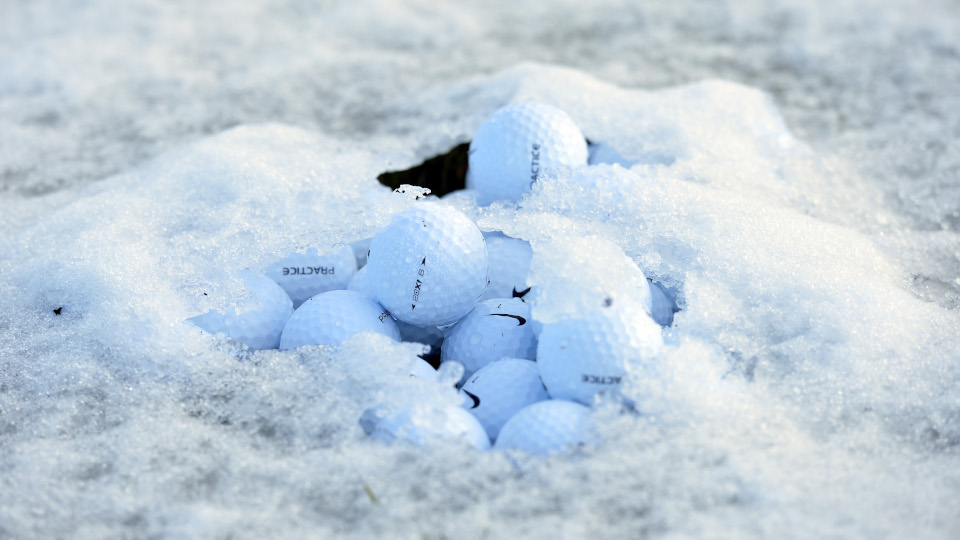Kälte und Frost gehören in Deutschland zur Golferfahrung im Winter dazu.