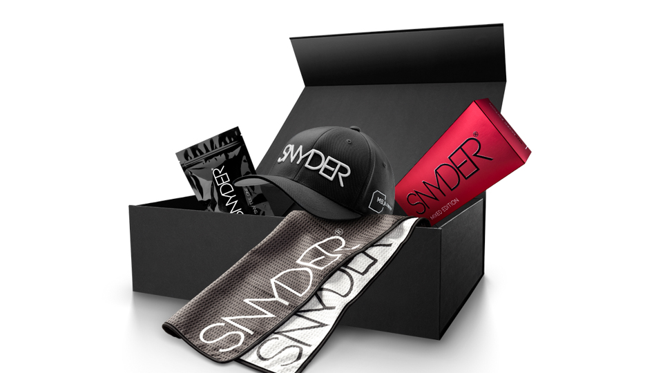 Die SNY Starter Box - ideal zum Kennenlernen der Snyder Produkte.