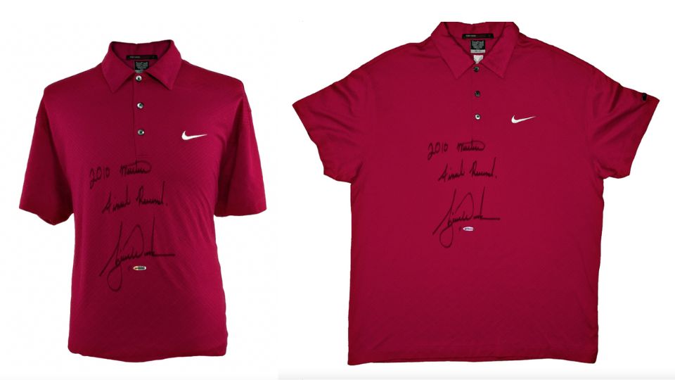 Das Shirt wurde von Tiger Woods beim Masters 2010 getragen – könnte es auch Ihnen stehen?