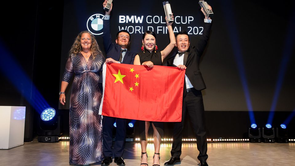 Team China mit Star-Caddie Fanny Sunesson