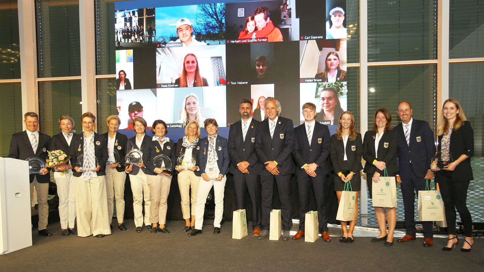 Freitagabend mit DGV-Golfgala: die Ehrung der international erfolgreichsten deutschen Golfspielerinnen und Golfspieler.