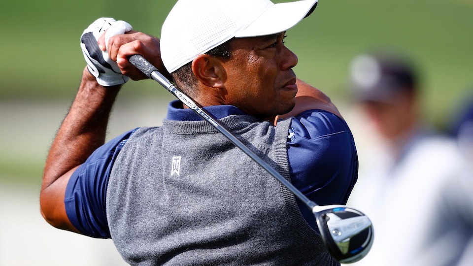Er kann's mit jedem Schläger – auch mit dem Holz: Tiger Woods. 