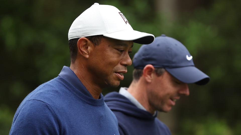 Konkurrenten, die sich gut verstehen: Tiger Woods und Rory McIlroy. 