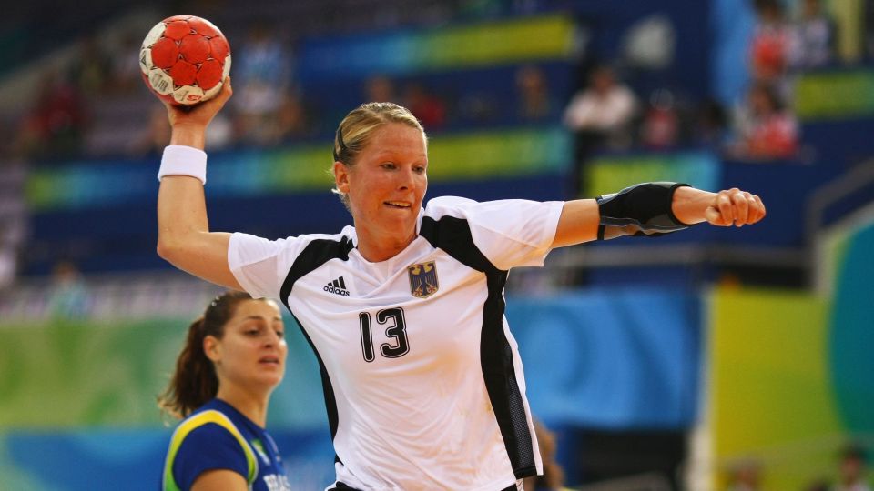 Sie war beste Handballerin der Welt: Nadine Krause bei den Olympischen Spielen 2008 in Peking.