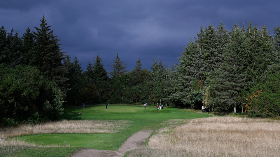 Von Bäumen umgeben: Der Esbjerg Golfklub.