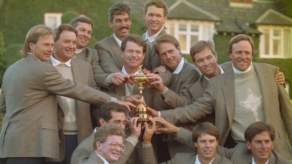 US-Siegerteam aus dem Jahr 1993: Vor 30 Jahren triumphierten die Amerikaner zuletzt in Europa.