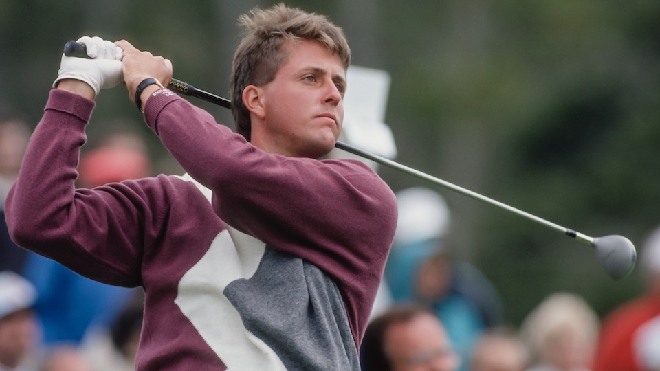 Der erste Sieg auf der großen Tour: 1991 gewinnt Mickelson noch als Collage-Spieler auf dem Poppy Hills Golf Course in Pebble Beach.
