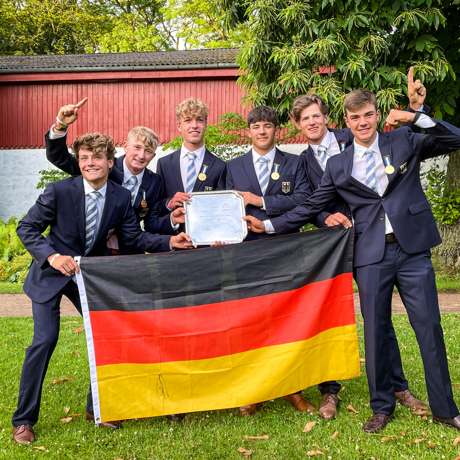 Deutschlands Jungenteam ist Europameister (Foto: EGA/boesenfoto.dk)