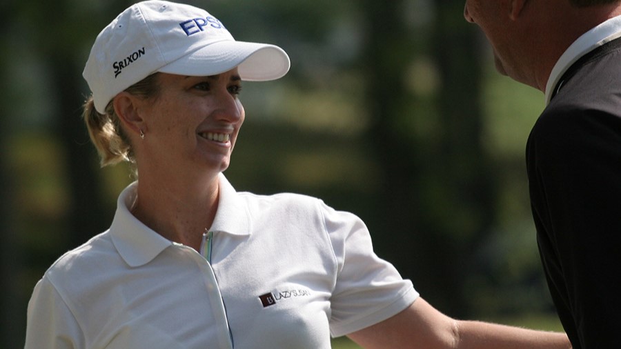 Sie ist Australiens bekannteste und erfolgreichste Golferin: Karrie Webb ist Mitglied in der Hall of Fame.
