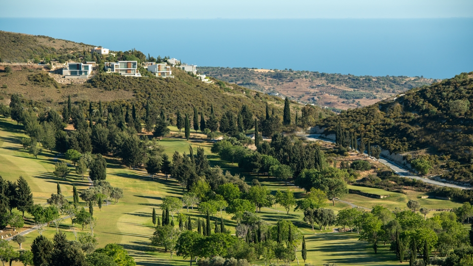 Panorama über das Minthis Resort auf Zypern