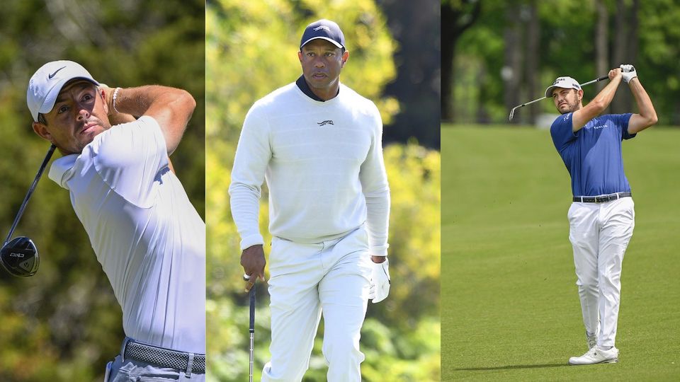 Nur drei Stars von vielen bei der TGL: Rory McIlroy, Tiger Woods, Patrick Cantlay.