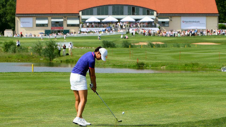 Stargast: 2008 war US-Golferin Michelle Wie zur LGO in den Golfpark Gut Häusern gekommen. © Stuart Franklin/Getty Images