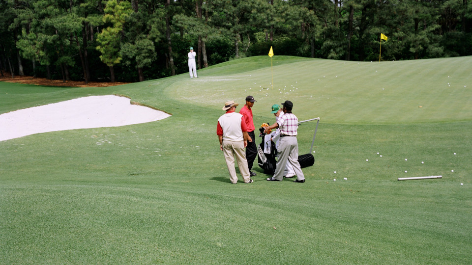 Lee Elder sprach Tiger Woods vor der Finalrunde des Masters 1997 Mut zu.