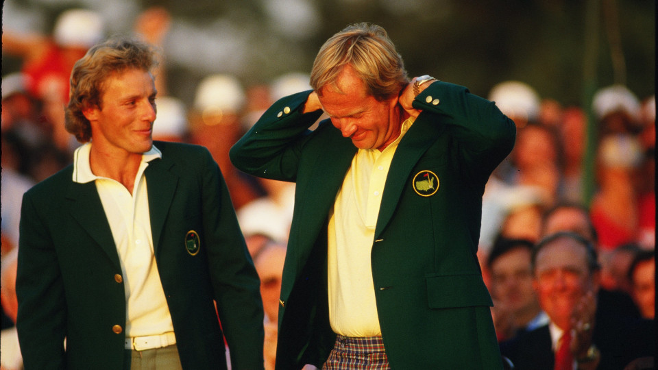 Schrieben ihr ganz eigenen Geschichten im Augusta National Golf Club: Bernhard Langer und Jack Nicklaus.