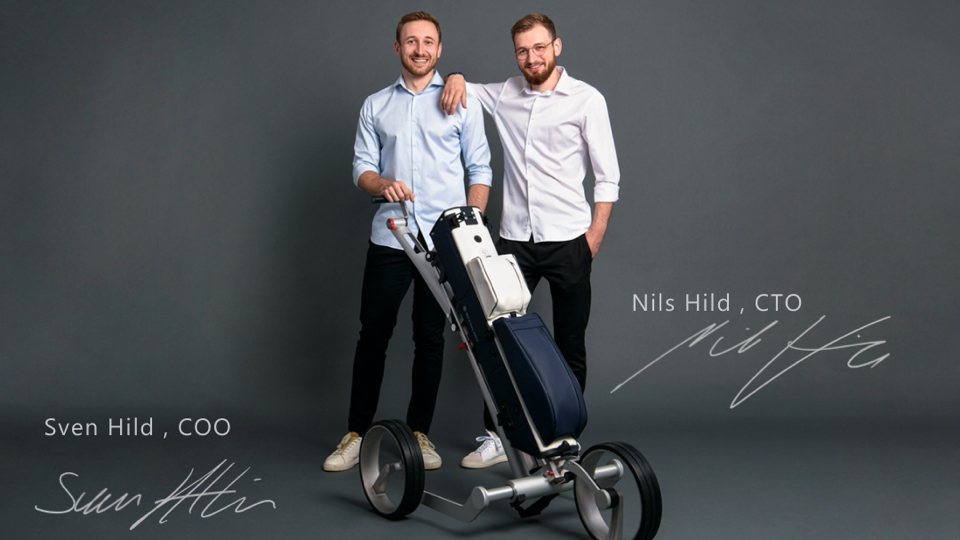 Nils und Sven Hild mit Trolley-Bag-Kombi Evo und ID