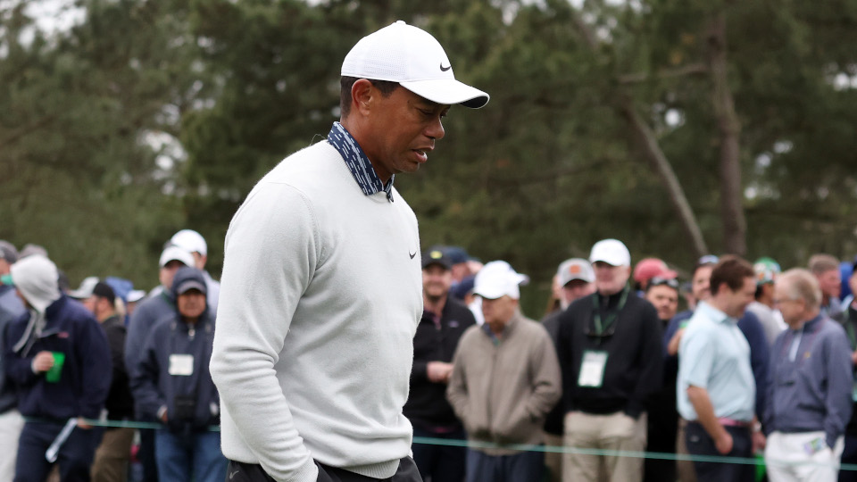 Spielte am Samstag seine höchste Masters-Runde jemals: Tiger Woods.