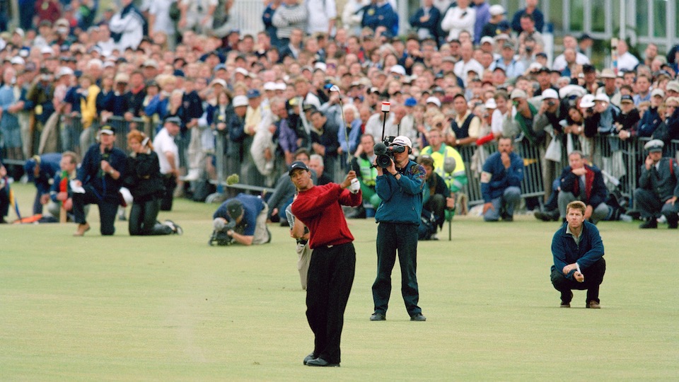 Sein letzter Sieg auf dem Old Course von St. Andrews: Tiger Woods, 2000. 